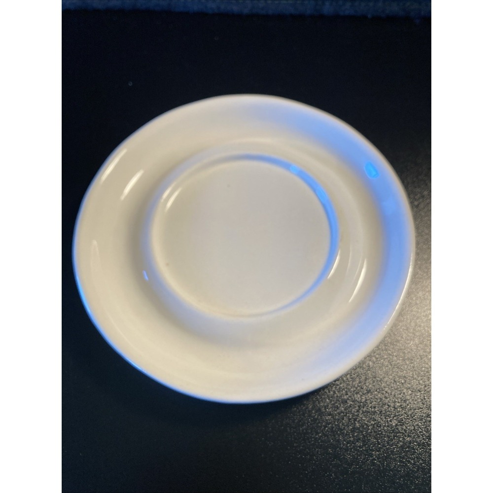 Vintage‎ California Originals 273 7" Salad Plate Ivory Mid Century USA Pottery